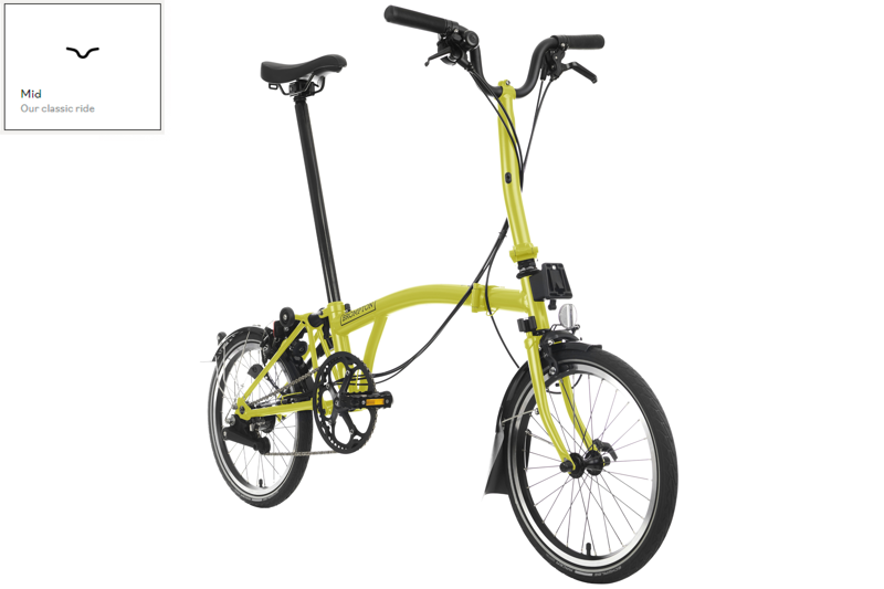 Brompton C Line Explore Folding Bike 2024 in Yuzu Lime-9
